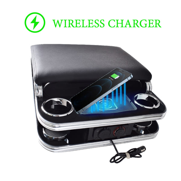 Armrest wireless charger #6575【Hiace2005-18】【Wide】