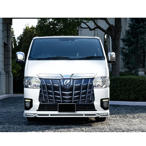 Front Grille#7098B+S【Hiace2014UP】【Narrow 】【ABS】