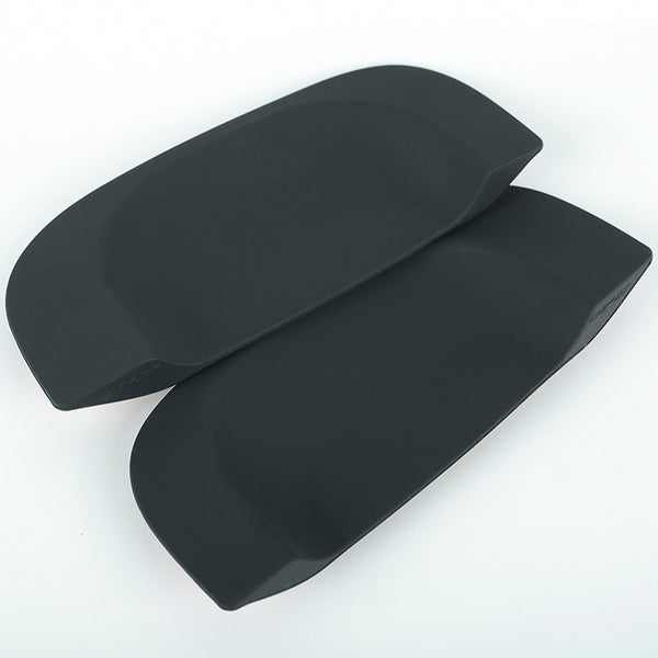 door handle cups silicon 4 doors normal black&carbon fiber texture #6205B/#6205C【Hiace 200】