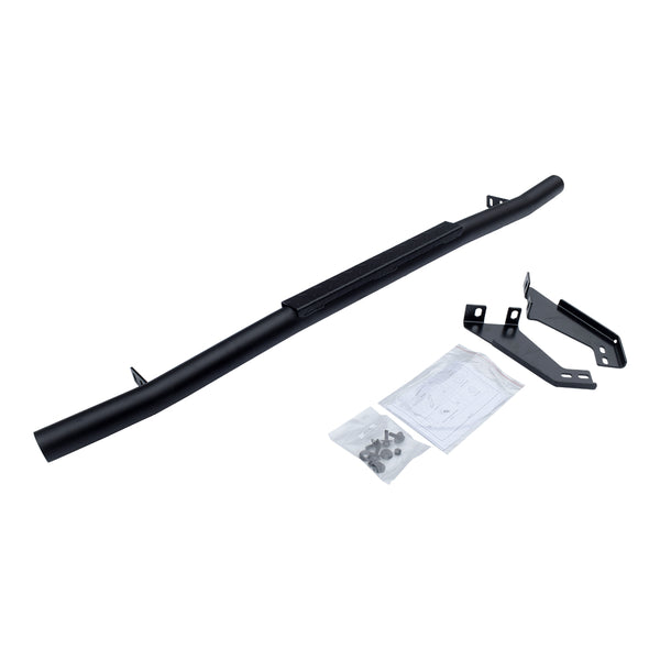 rear skid bar stainless steel #1701 (Black/Steel)【Hiace200】