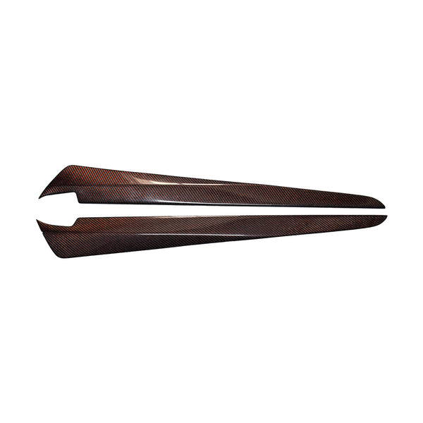 Side Window Trim #1044【Hiace200】【Carbon Design (ABS)】【Carbon Fiber】【Chrome】