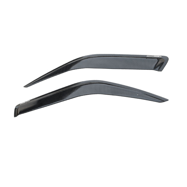 door visor with logo hiace carbon design #6016 【Hiace200】【carbon design】