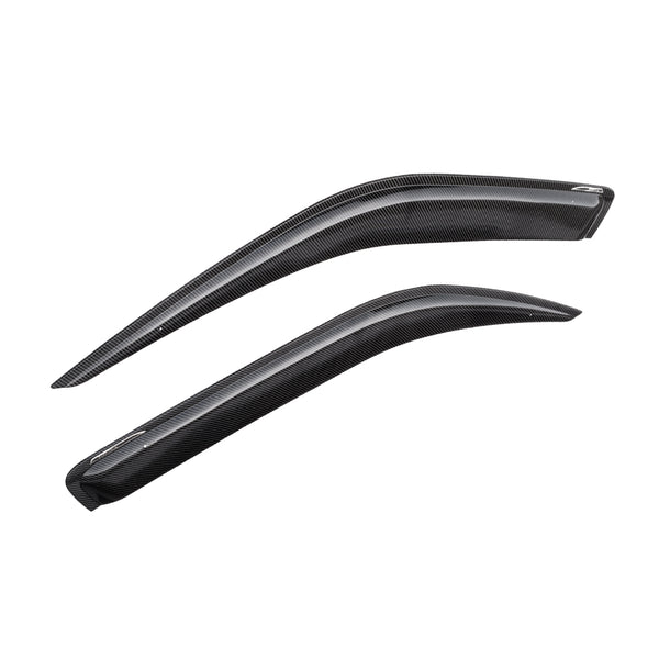 door visor with logo hiace carbon design #6016 【Hiace200】【carbon design】
