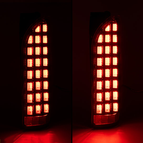 Hiace 200series Flowing LED Taillamp #4210 (Red/Black)