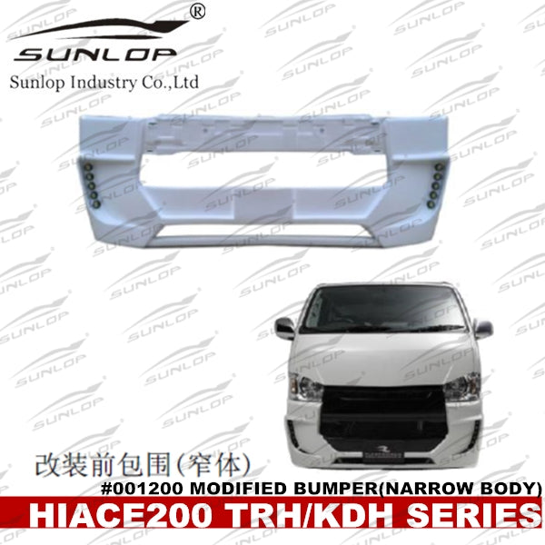Hiace 200series Front Bumper 1200 (Narrow Body)