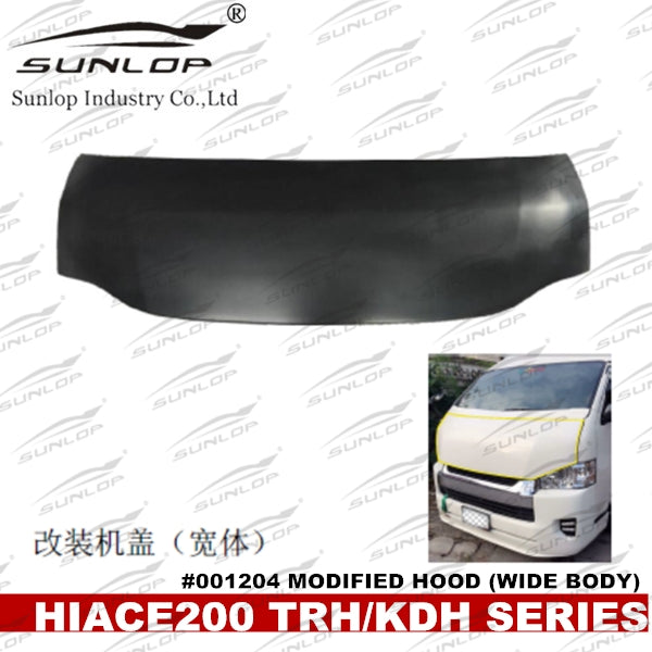 Hiace 200series Front Hood 1204 (Narrow Body)