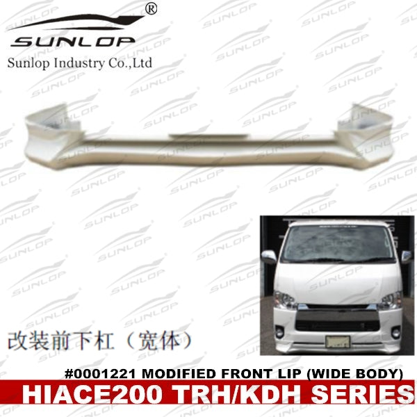 Hiace 200series Front Lip 1221 (Narrow Body)
