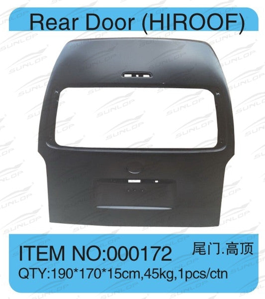 Hiace 200series Rear Door #1495/#1496 (High/Low Roof)
