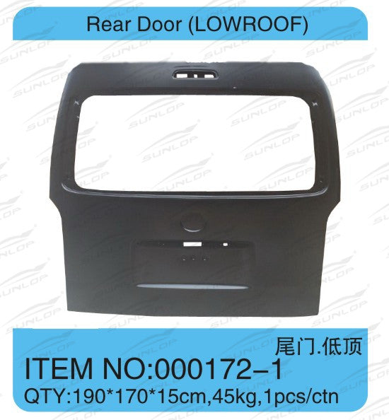 Hiace 200series Rear Door #1495/#1496 (High/Low Roof)