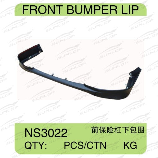 NV350 Front Bumper Lip NS3022 【narrow body】