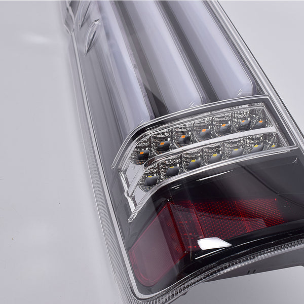 Hiace 200series Flowing LED Taillamp 4001 (Red/Black/Silver)