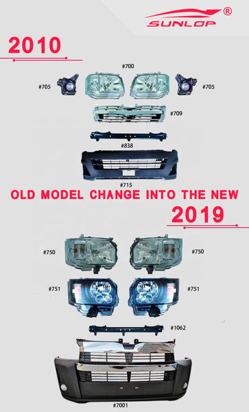 Hiace 200series Front Modify Set 7901 (Wide Body)