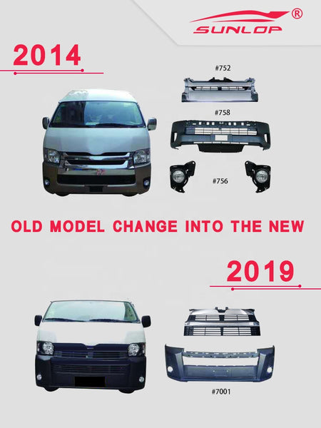 Hiace 200series Front Modify Set 7901 (Wide Body)
