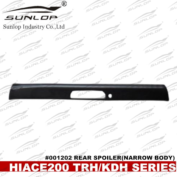 Hiace 200series Carbon Rear Spoiler #7508-F/#7508-CF (Narrow Body)