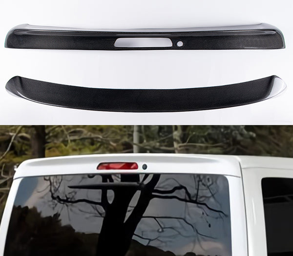 Hiace 200series Carbon Rear Spoiler #7511-CF (Narrow Body Low Roof)
