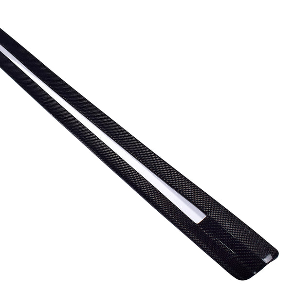 Carbon Sliding Door Rail Decoration#7356CF【Hiace2005-18】【Both】【Carbon】