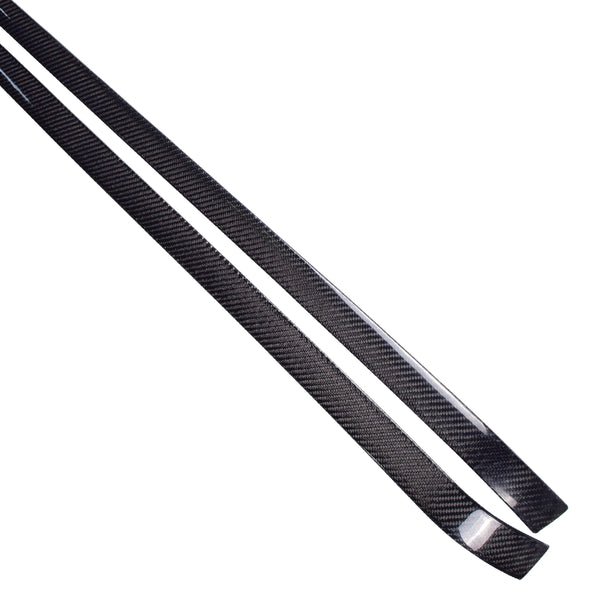 Carbon Sliding Door Rail Decoration#7356CF【Hiace2005-18】【Both】【Carbon】