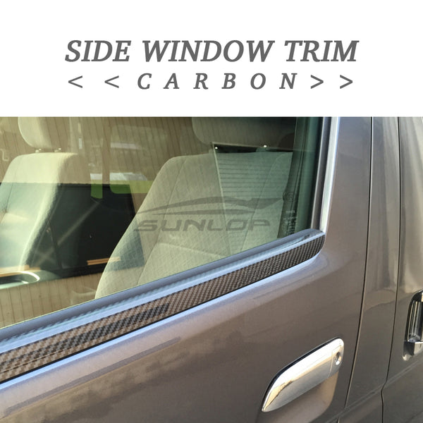 Side Window Trim carbon #7357【Hiace2005-18】【Both】【CF】
