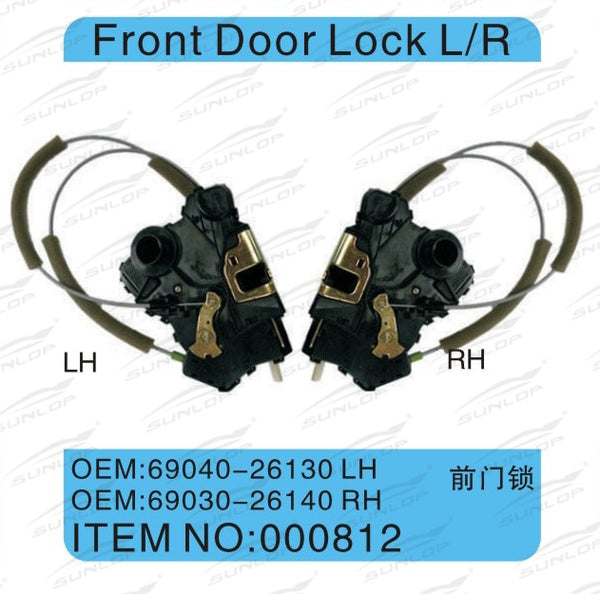 Hiace Front Door Lock #1384 (L/RHD)